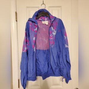 VINTAGE Nike Windbreaker Jacket Purple Women's Medium